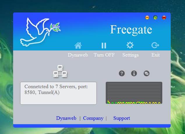 FreeGate hỗ trợ người dùng sử dụng Fake IP với nhiều tiện ích