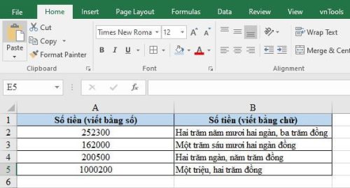 Chuyển số thành chữ trong Excel đơn giản và nhanh nhất