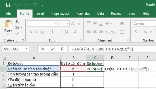 Cách đếm số lần xuất hiện ký tự trong Excel bạn nên biết
