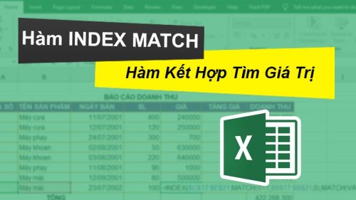 Một số kiến thức về hàm index match trong Excel đơn giản