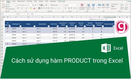 Tìm hiểu chi tiết về hàm nhân trong Excel bạn nên biết