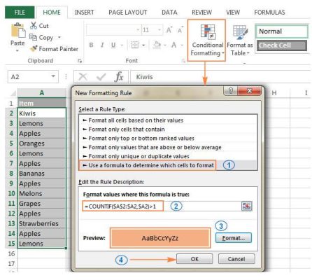 Tìm hiểu tô màu dữ liệu trùng trong Excel như thế nào?