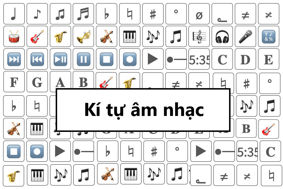 Kí tự âm nhạc