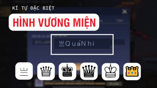 Kí tự vương miện FF – Gợi ý tên game vương miện độc đáo