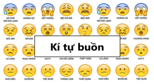 Những mẫu kí tự buồn (ಥ﹏ಥ) phổ biến hiện nay