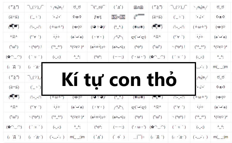 Kí tự con thỏ