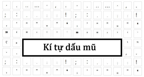 Kí tự dấu mũ – Ứng dụng kí tự dấu mũ