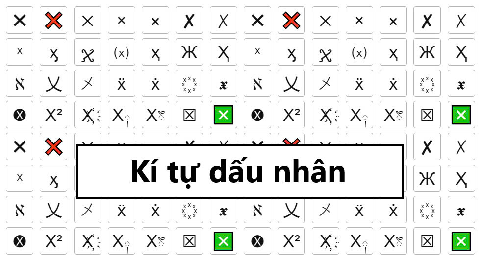 Kí tư dấu nhân