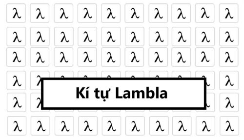 Kí tự Lambla – Mẫu tên chứa kí tự Lambla độc đáo