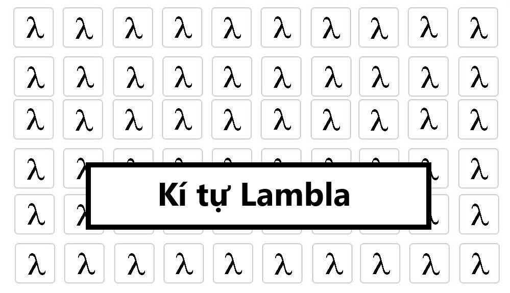 Kí tự Lambla