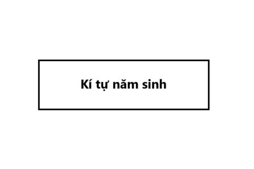 Kí tự năm sinh đẹp – Các mẫu tên có kí tự năm kinh độc đáo