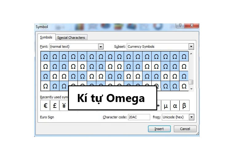 Kí tự Omega