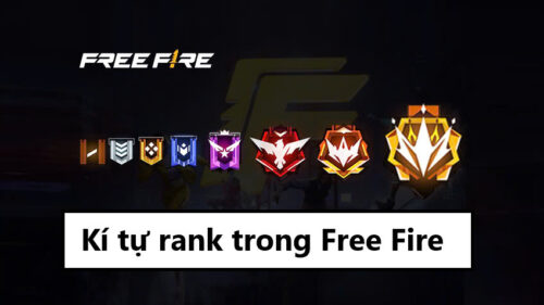 Kí tự rank FF – Các tạo kí tự rank ff