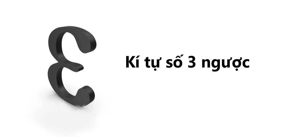 Kí tự số 3 ngược