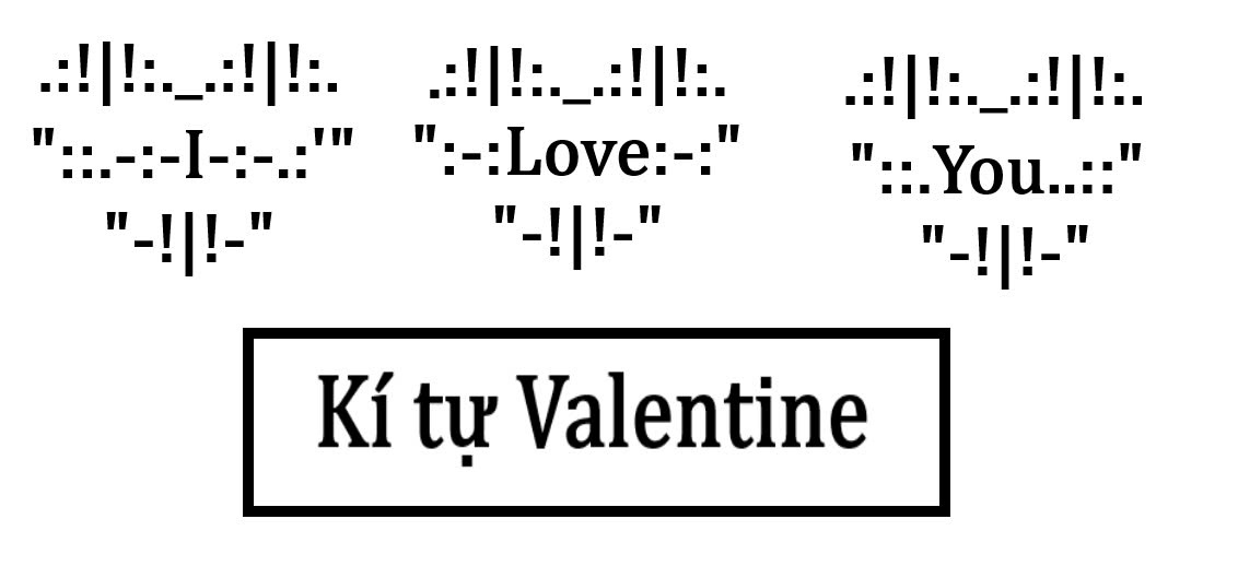 Kí tự valentine