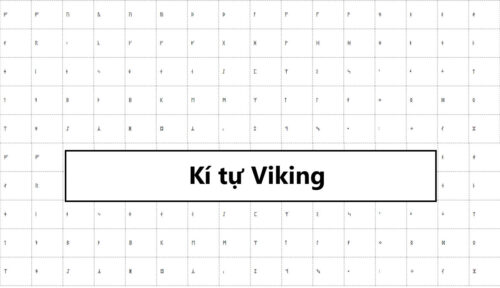 Kí tự Viking – Mẫu tên chứa kí tự Viking đẹp