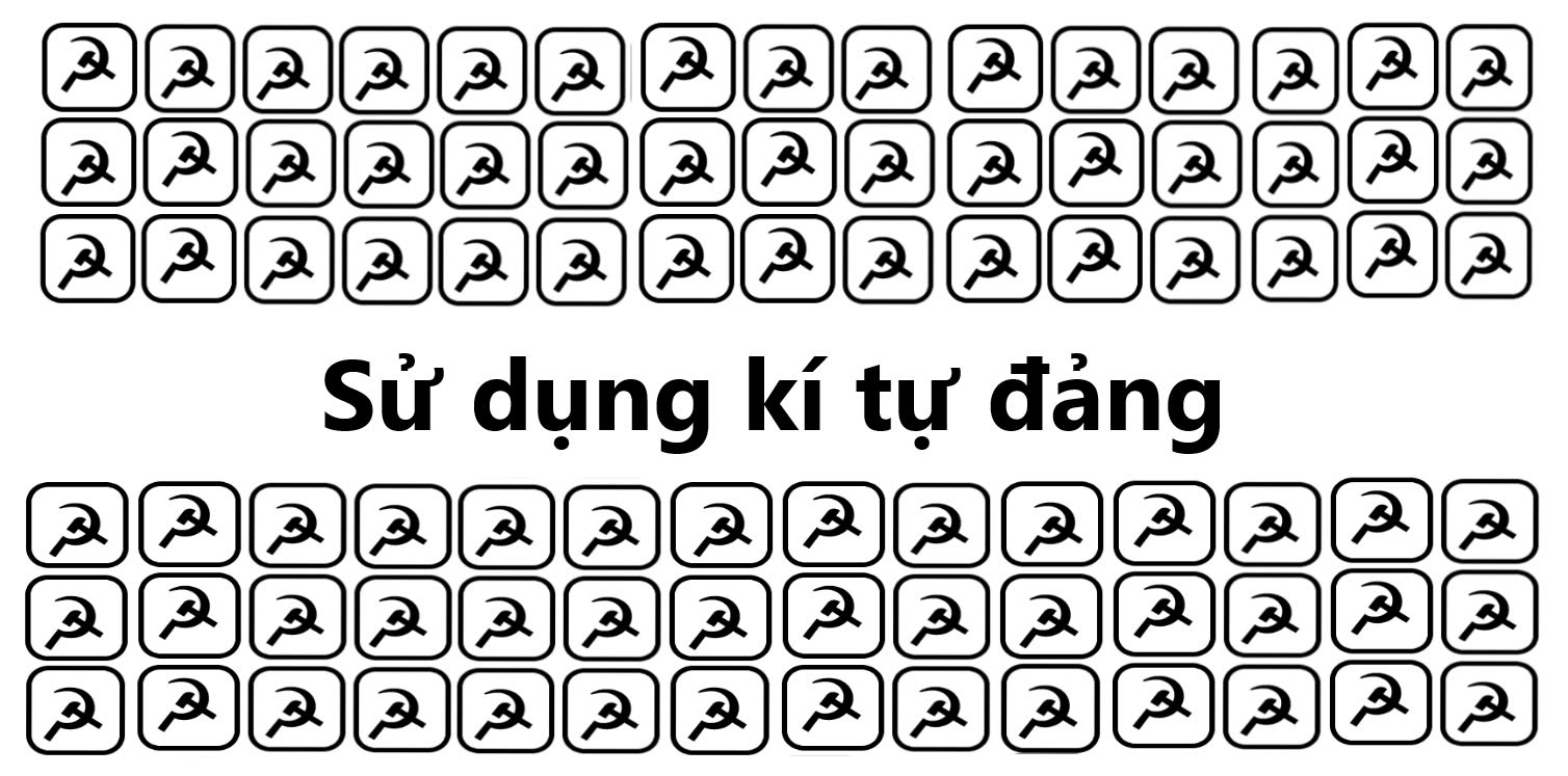 Sử dụng kí tự đảng