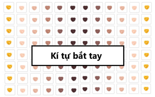 Kí tự bắt tay – Biểu tượng và mã Unicode của kí tự